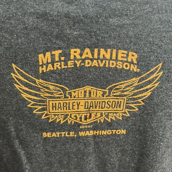 Women’s Harley Davison zip up jacket no hood Good used condition no stains/rips - Picture 4 of 9